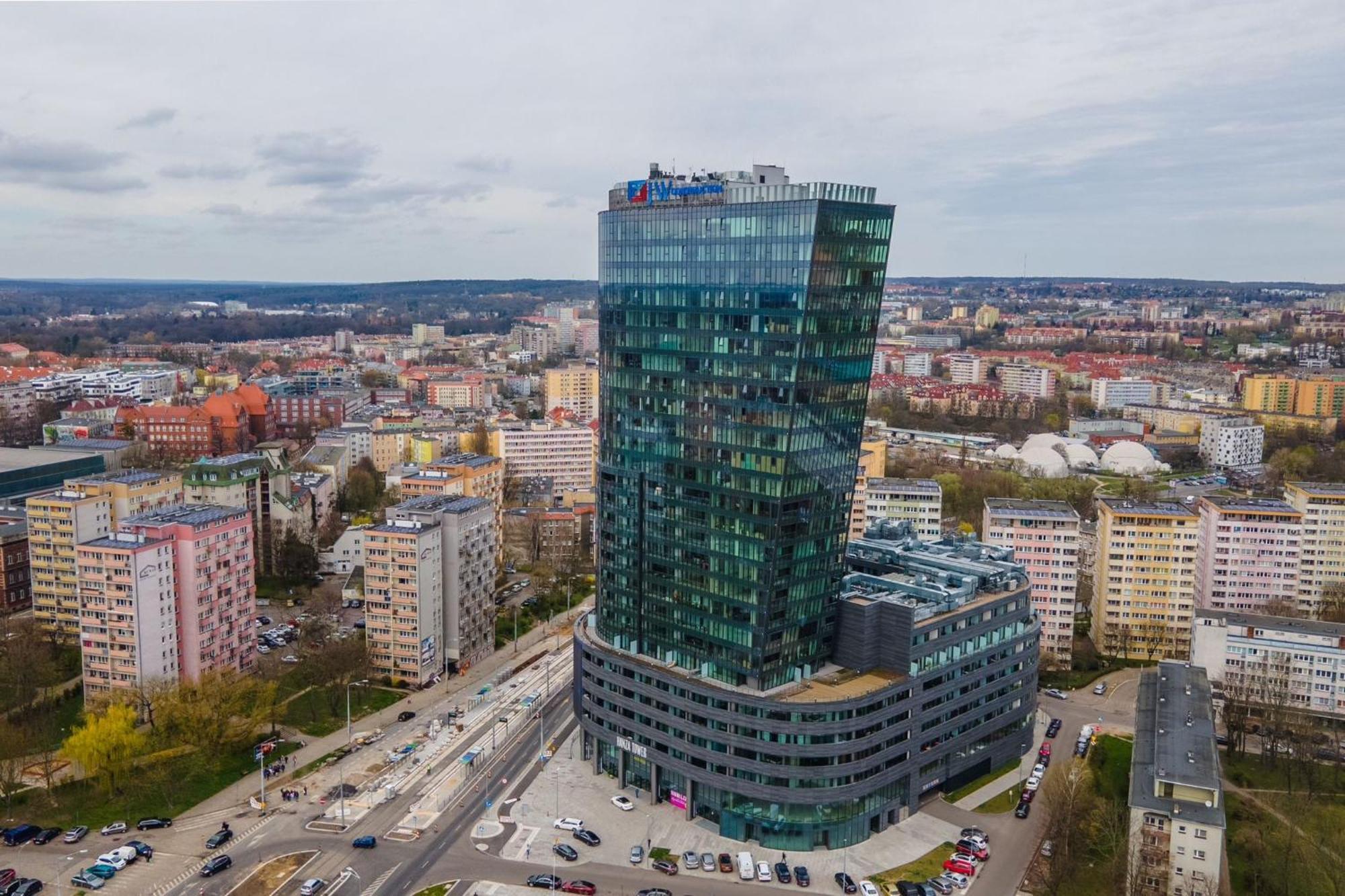Hanza Tower Lux Sauna&Pool Szczecin Buitenkant foto